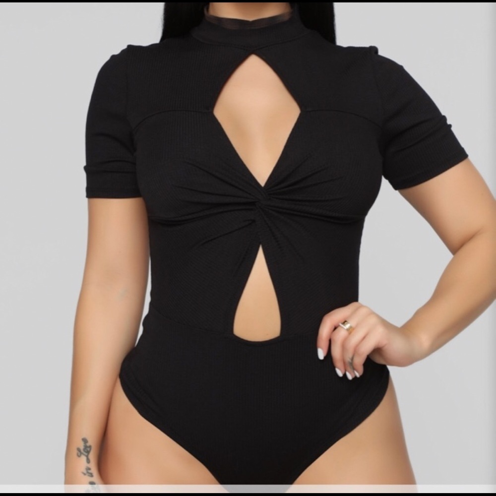 Fashion Nova black bodysuit